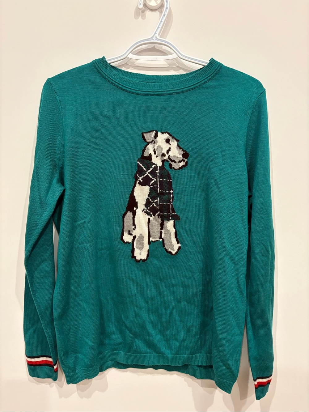 Green Tommy Hilfiger Dog Graphic sweater